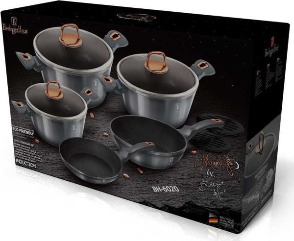 Berlinger Haus grytesett 10 deler MOONLIGHT Berlinger Haus BH-6020