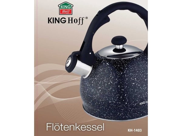 KingHoff KINGHOFF KH-1403 MARBLE vedenkeitin, jossa on 2 litran keitin