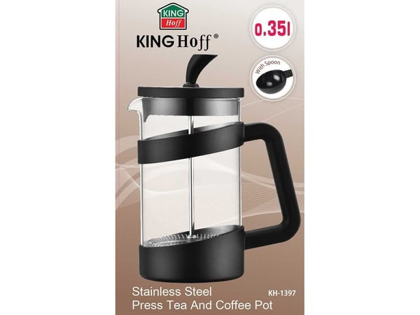 KingHoff Kaffe-/tekanne med innebygd trakter 350 ml KH-1397