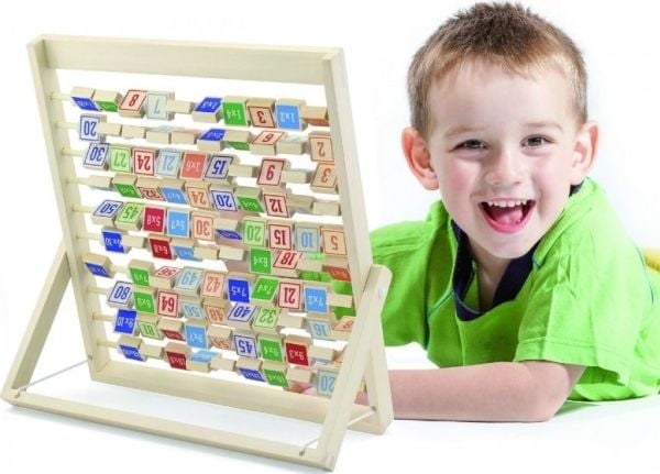 Viga Toys trä multiplikationstabell från Viga