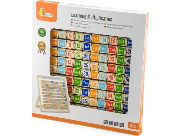 Viga Toys trä multiplikationstabell från Viga