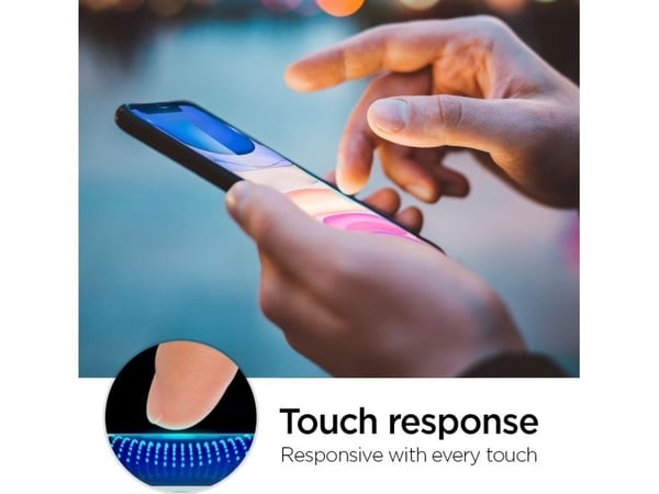 Spigen AGL00106, Apple, iPhone 11 iPhone XR, Svart, Gjennomsiktig, 1 stykker