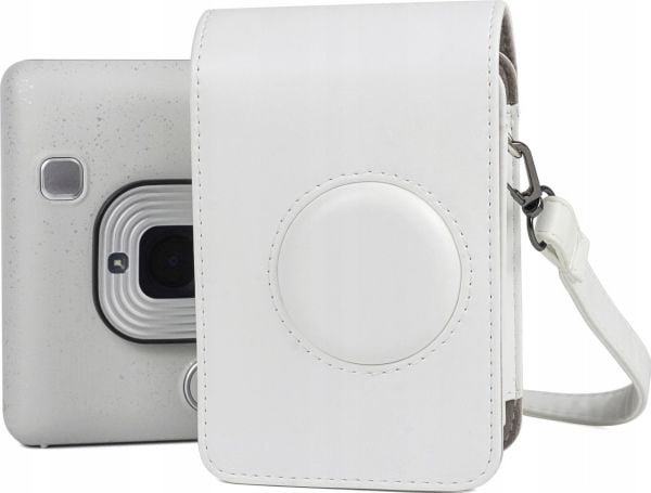 LoveInstant etui/futeral til Fujifilm Fuji Instax Mini Liplay (hvit)