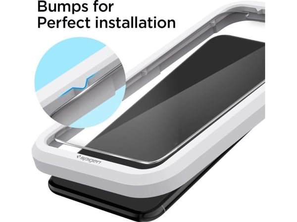 Spigen GLAS.tR AlignMaster - Skjermbeskyttelse for mobiltelefon - omslagskompatibel - glass (en pakke 2) - for Apple iPhone 11, XR