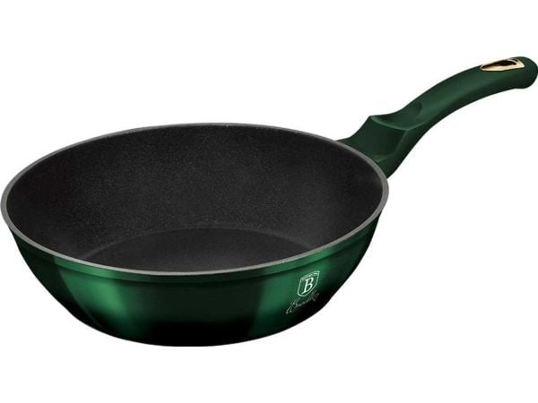 24 cm GRANITINĖ KEDA SU DANGIU BERLINGER HAUS METALLIC LINE EMERALD BH-6049