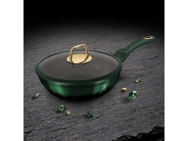 24 cm GRANITINE stekpanna i Berlinger Haus Metallic Line Emerald BH-6049