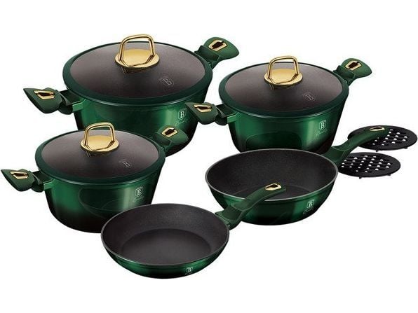 Berlinger Haus grytesett METALLIC EMERALD BH-6065