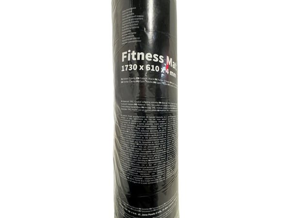 Zipro Exercise Mat - 4mm - Black - Size: 173x61cm