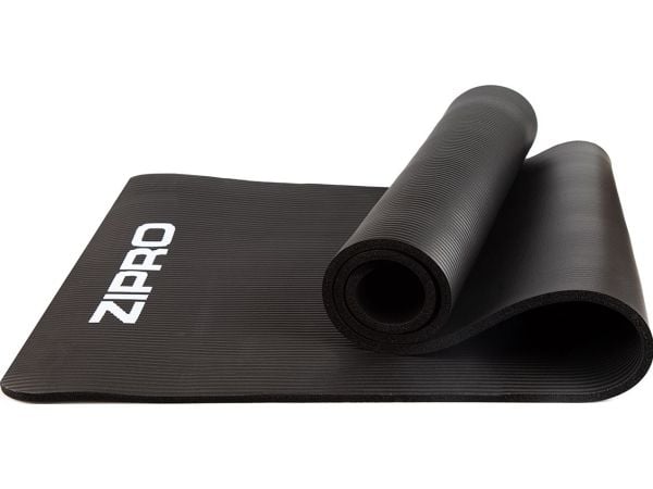 Treningsmatte 180 cm x 60 cm x 1 cm svart Treningsmatte 180 cm x 60 cm x 1 cm svart