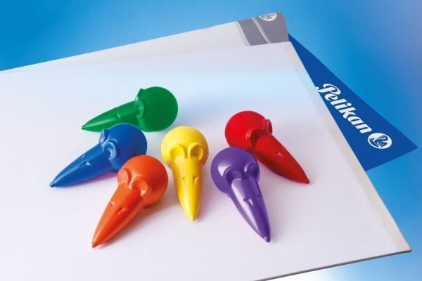 Pelikan 803328, 6 kpl, Sininen, Vihreä, Oranssi, Punainen, Violetti, Keltainen, Monivärinen, Vaha, Kupla