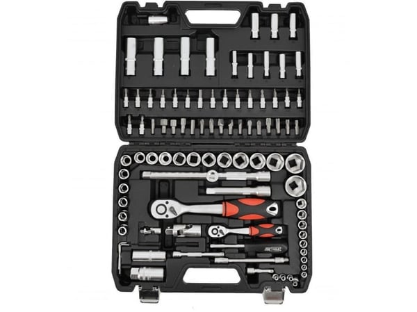AWTOOLS topnøkkelsett 94 deler 1/2" / 1/4"