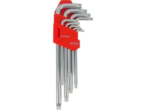 AWTools Torx-avaimet pitkät 9 kpl (AW35050)