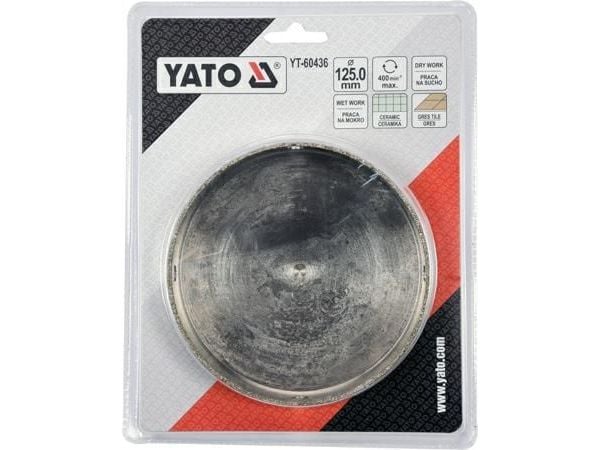 YATO KORONA MED DIAMANDTEKSEL 125mm