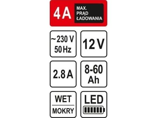 Toya STHOR PROSTOWER 12V 2.8A 60Ah LED