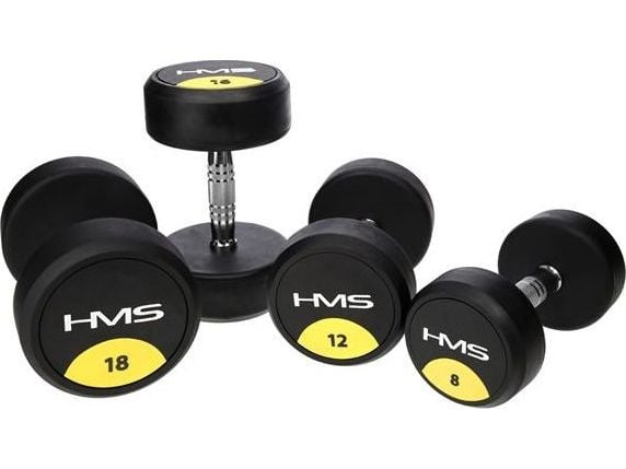 HMS hantel HG PRO gummiert 1 x 2 kg