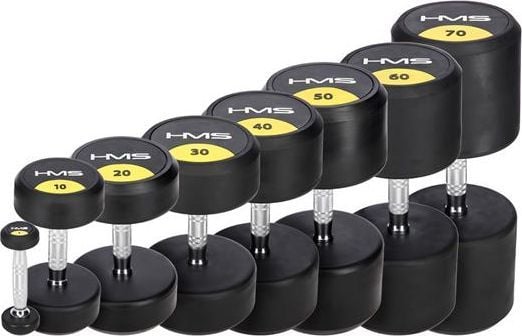HMS hantel HG PRO gummiert 1 x 4 kg