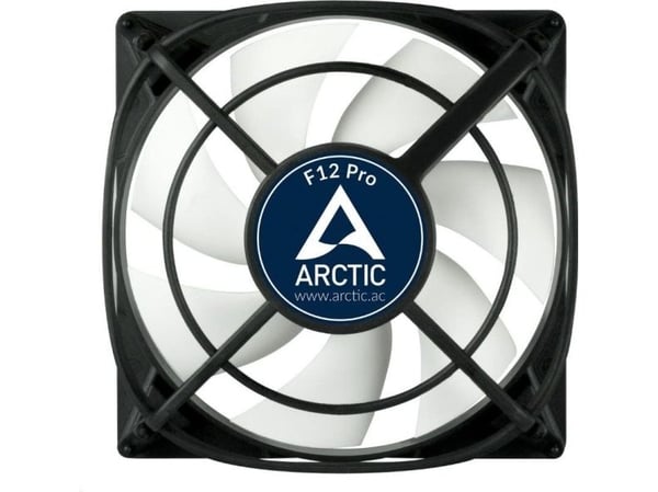 ARCTIC F12 Pro PWM, Vifte, 12 cm, 500 RPM, 1500 RPM, 0,5 sone, 91,7 m³/t