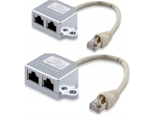 PremiumCord modulær RJ45 2 porter 10/100Base T