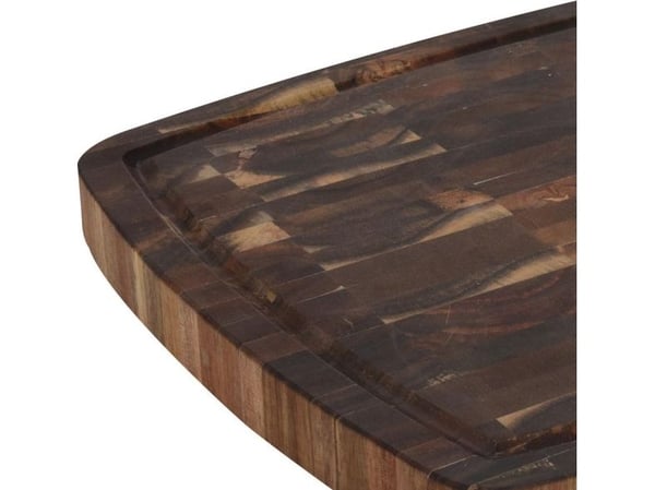 Excellent Houseware Akasie kjøkkenplate til kutting og servering, antibakteriell, 46x36 cm