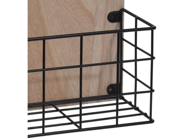 Home Styling Collection LOFT hylle i metall for vegg på kjøkken