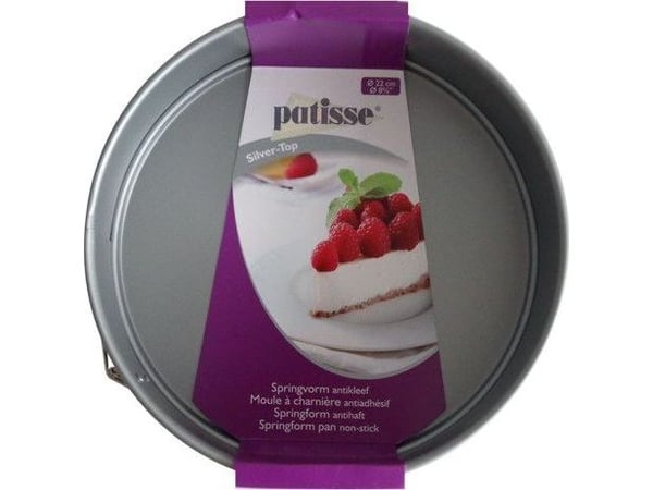 Patisse kake-/tinnform 22 cm Patisse sølvfarget topp universell
