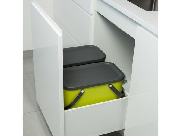 Rotho Albula, 25 l, Rektangulær, Limefarget, 235 mm, 400 mm, 340 mm