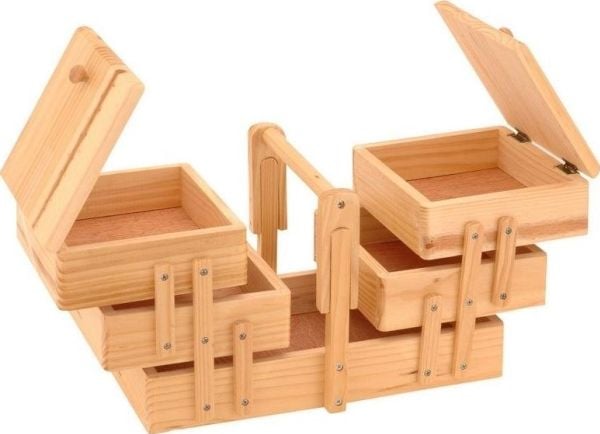 Excellent Houseware trådkurv/organiser/boks for garn og smykker