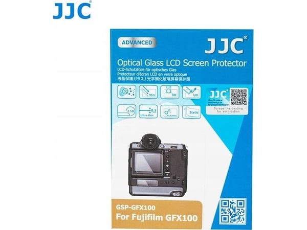 JJC beskyttelsesglass for LCD-skjerm til Fuji Fujifilm GFX100
