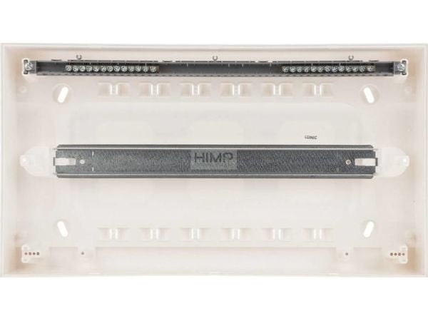 Legrand PRACTIBOX S 1x18 surface-mounted modular distribution board, white door 137426