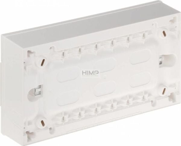 Legrand PRACTIBOX S 1x18 surface-mounted modular distribution board, white door 137426
