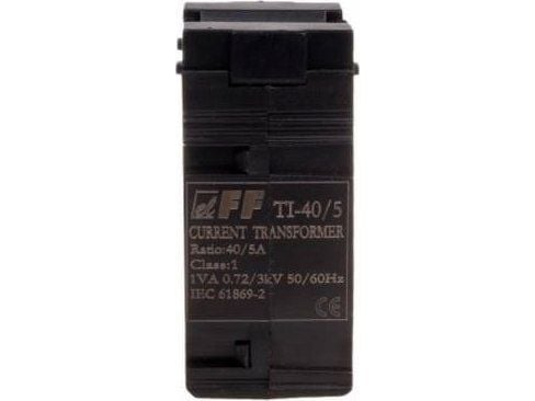 F&amp;F Virtamuuntaja TI-40/5 luokka 0,5 1VA 87,5x104 TI-40-5 TI-40-5