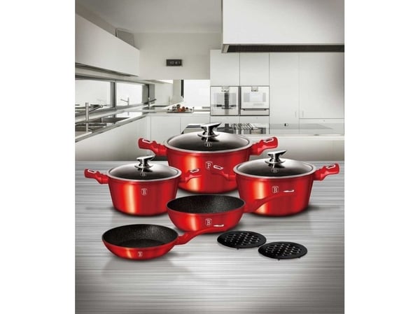 Berlinger Haus potter METALLIC BURGUNDY [BH-6162]