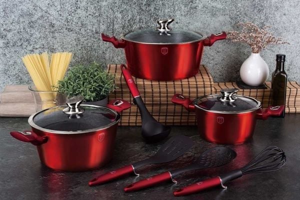 Berlinger Haus potter METALLIC BURGUNDY [BH-6162]