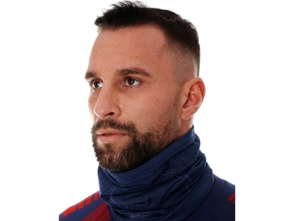 Brubeck Unisex wool neckwarmer navy blue size L/XL (KM10360)