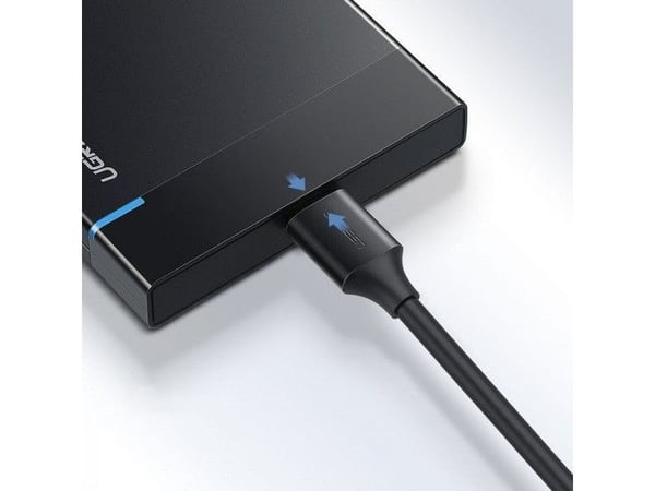 Ugreen US312 - USB-kabel - 24 pin USB-C (hann) til Micro-USB Type B (hann) - 1 m - svart