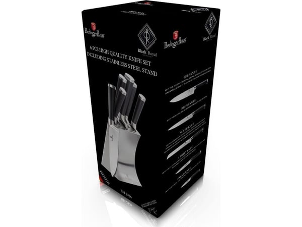 Berlinger Haus knivssett 6 deler elek. Berlinger Haus BLACK ROYAL BH-2426