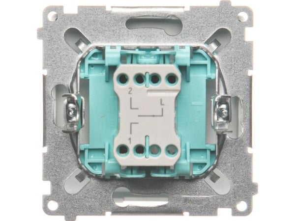 Kontakt-Simon BMZW1K.01/11, Valkoinen, IP20, 250 V, 10 A, 75 mm, 41 mm