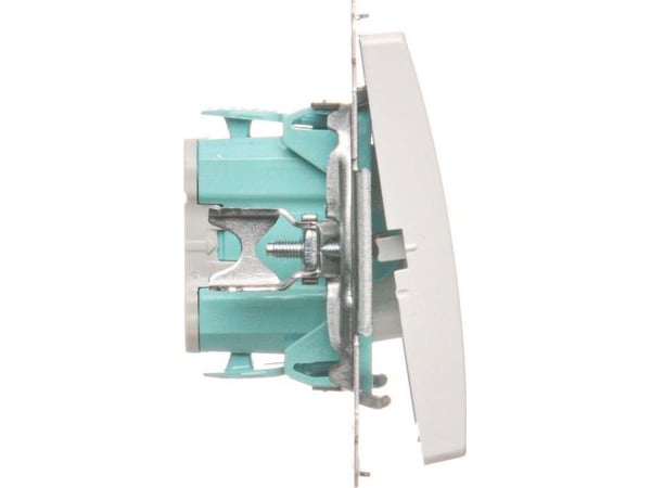 Kontakt-Simon BMZW1K.01/11, Valkoinen, IP20, 250 V, 10 A, 75 mm, 41 mm