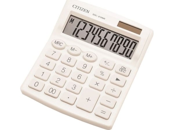 Kontorkalkulator Citizen SDC-810NRWHE