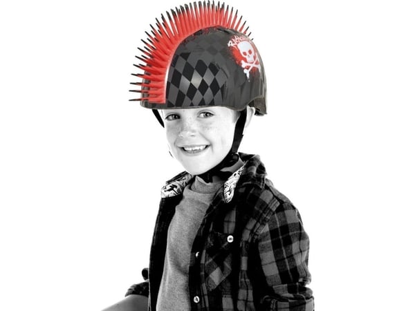 C-PREME Juniorhjelm for barn SKULL HAWK størrelse S CHILD 5+ (50-54 cm)