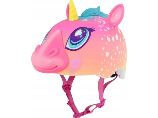 C-PREME barnesykkelhjelm junior SUPER RAINBOW CORN str. S 5+ (50–54 cm) (NY)