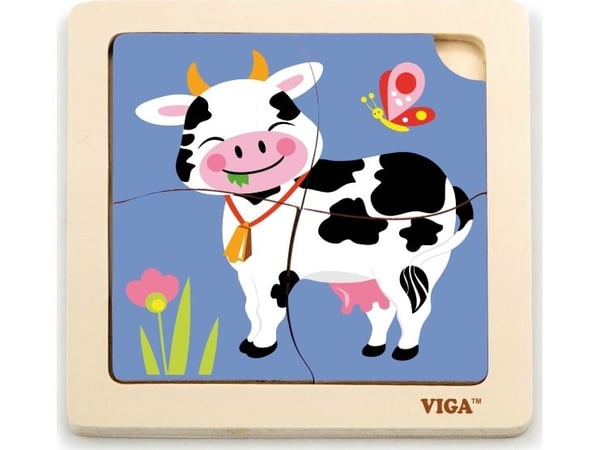 Viga Puzzle on pad Cow 4 el.