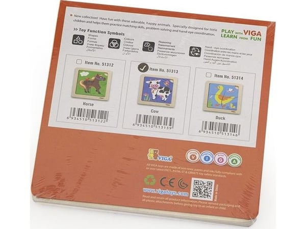 Viga Puzzle on pad Cow 4 el.