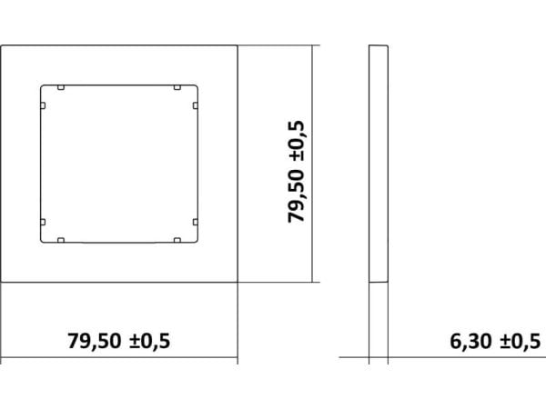 Karlik MINI Single runkomatto musta (12MR-1)