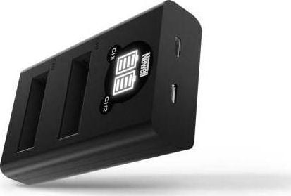Newell-lader til kamera - Newell dobbeltlader DL-USB-C for AB1-batterier til Osmo Action