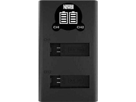 Newell-lader til kamera - Newell dobbeltlader DL-USB-C for AB1-batterier til Osmo Action