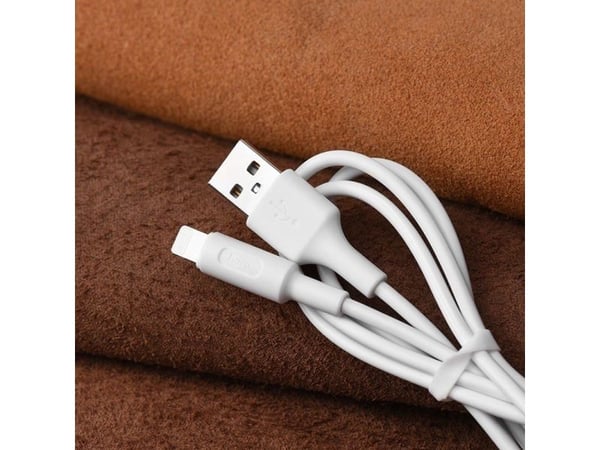 Hoco USB-A - microUSB kaapeli 1 m valkoinen (6957531080114)