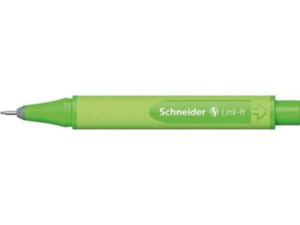 Schneider Schreibgeräte Link-It, Grå, Grønn, Grå, Plast, Trekant, Silver-grey, Fiber