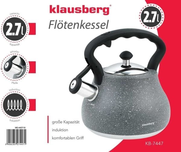 Klausberg kjele med fløyte KLAUSBERG 2,7L KB-7447