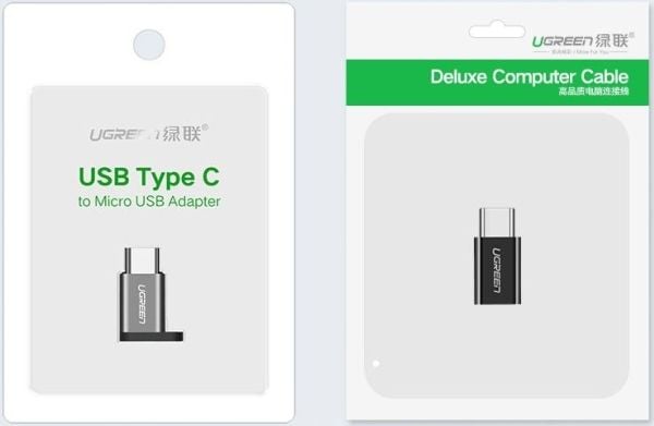 Ugreen USB-adapteri: USB-C til microUSB, lajittelu (ugreen_20200302153633)